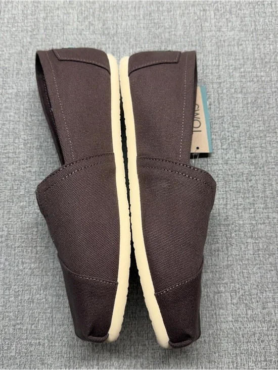 NWT TOMS Women’s Alpargata Classic Canvas Slip-On Shoes - Ash - Picture 3 of 9